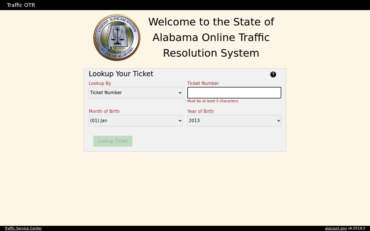 Marengo County traffic ticket online resolution portal