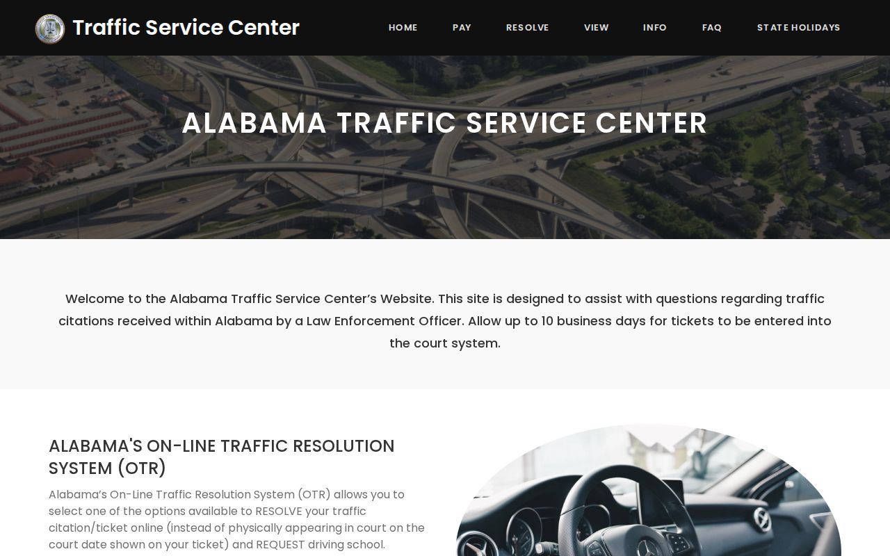Marengo County traffic ticket service center